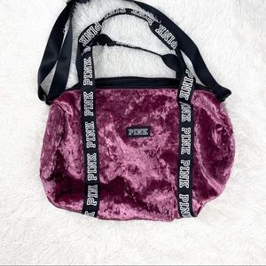 PINK Velvet Purple Gym bag